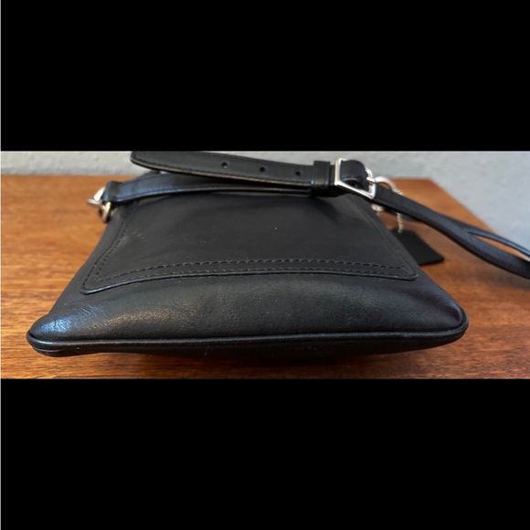 Coach Legacy Black Leather Slim Crossbody Bag - Picture 4 of 10